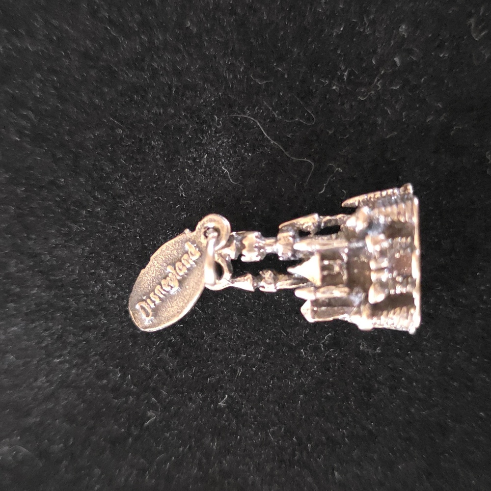 Disneyland Castle Sterling Silver Charm Pendant